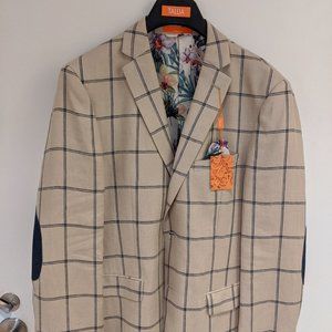Tallia men linen coat blazer size 40R